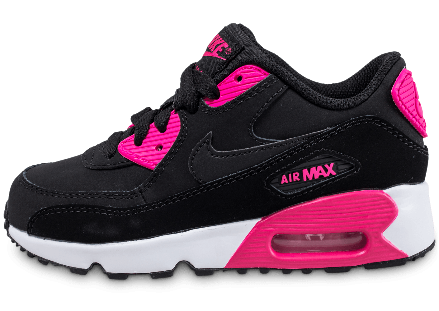 air max rose et noir femme