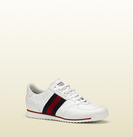 gucci basket blanche
