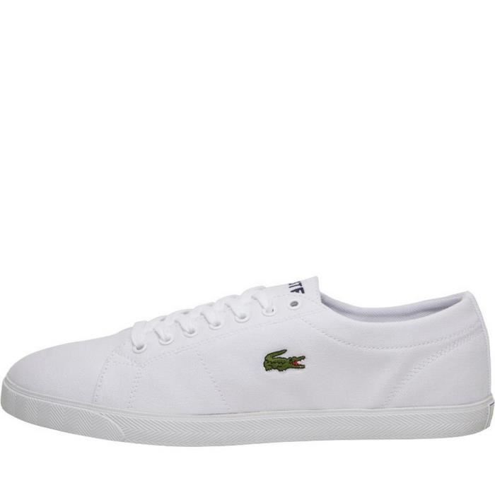 basket femme lacoste blanche