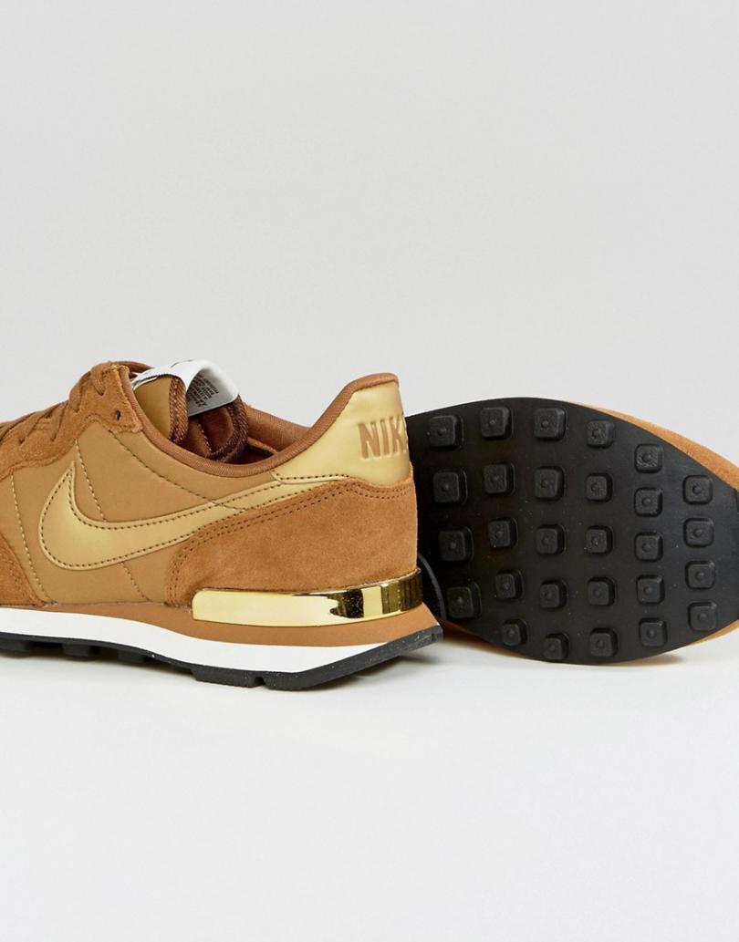 basket marron femme nike