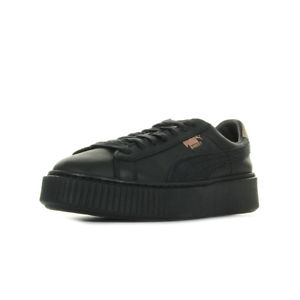 puma cuir noir